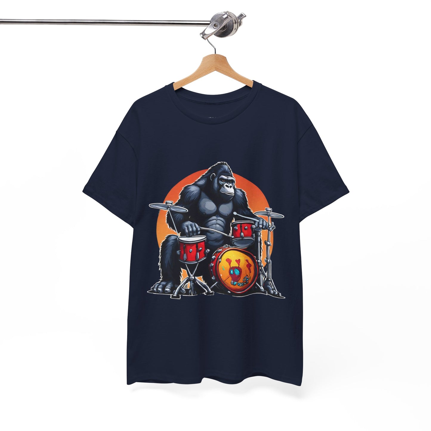 Camiseta deportiva Groove Gorilla Drummer Flashlander