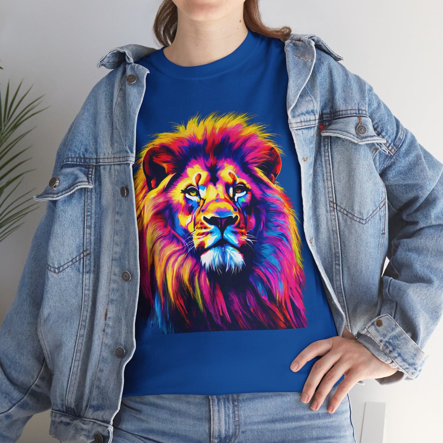 Lion Art Pop T-Shirt Flashlander