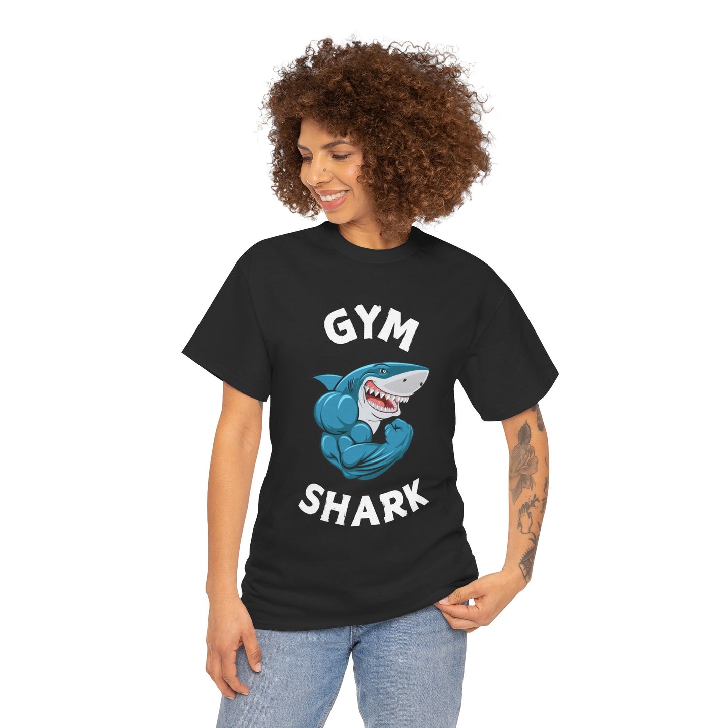 Muscle Gym Shark Bodybuilder Shirt - Flashlander