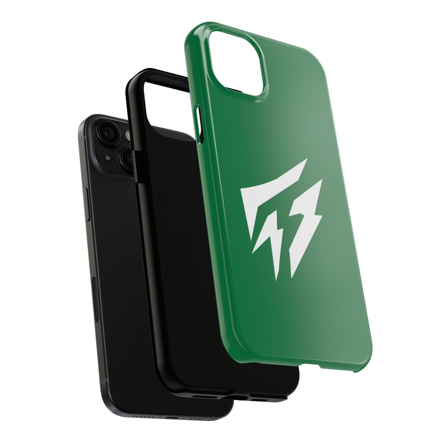 Flashlander Thunders Tough Phone Cases for all Iphone and Samsung Galaxy Dark Green