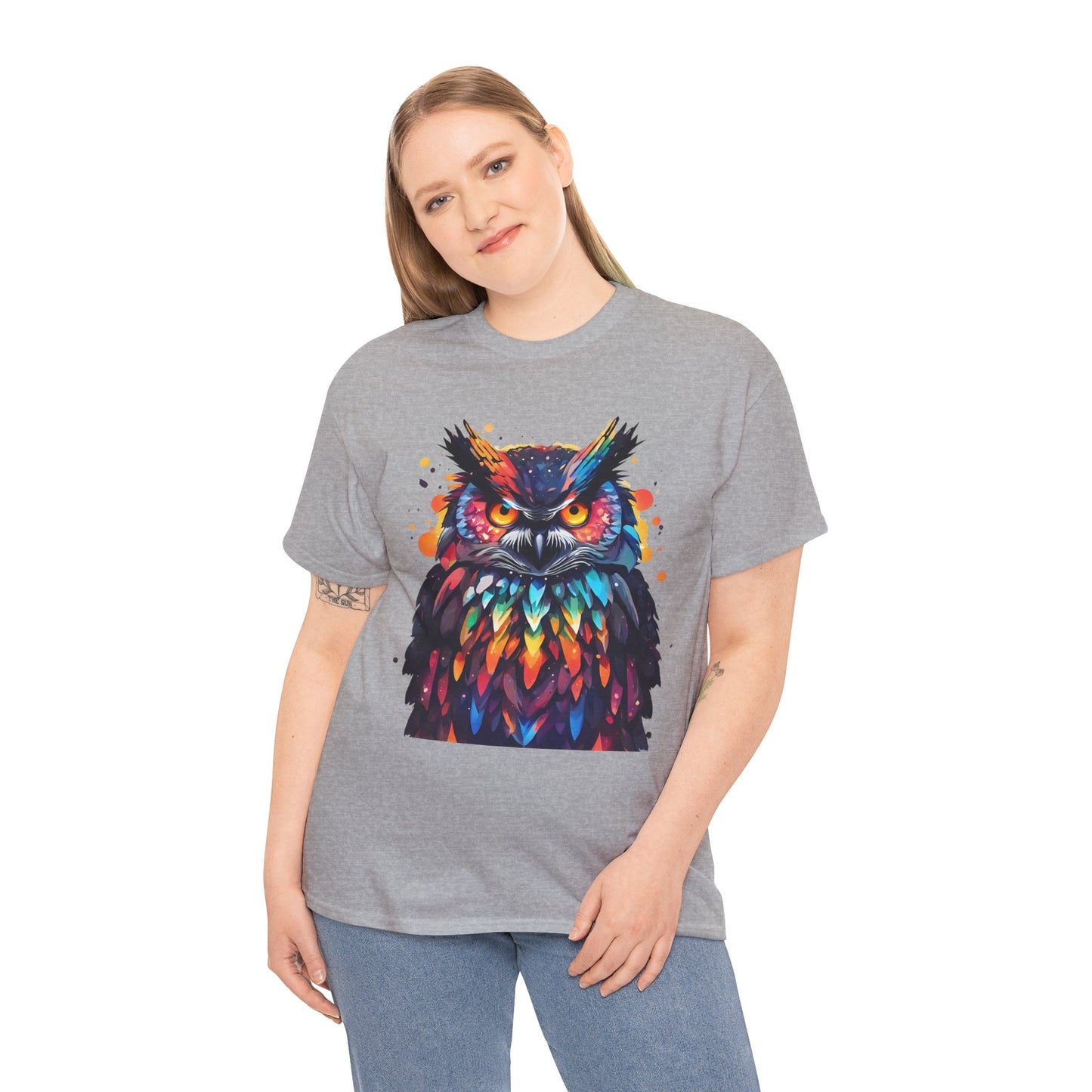 T-shirt de sport Flashlander à plumes de hibou Symphony