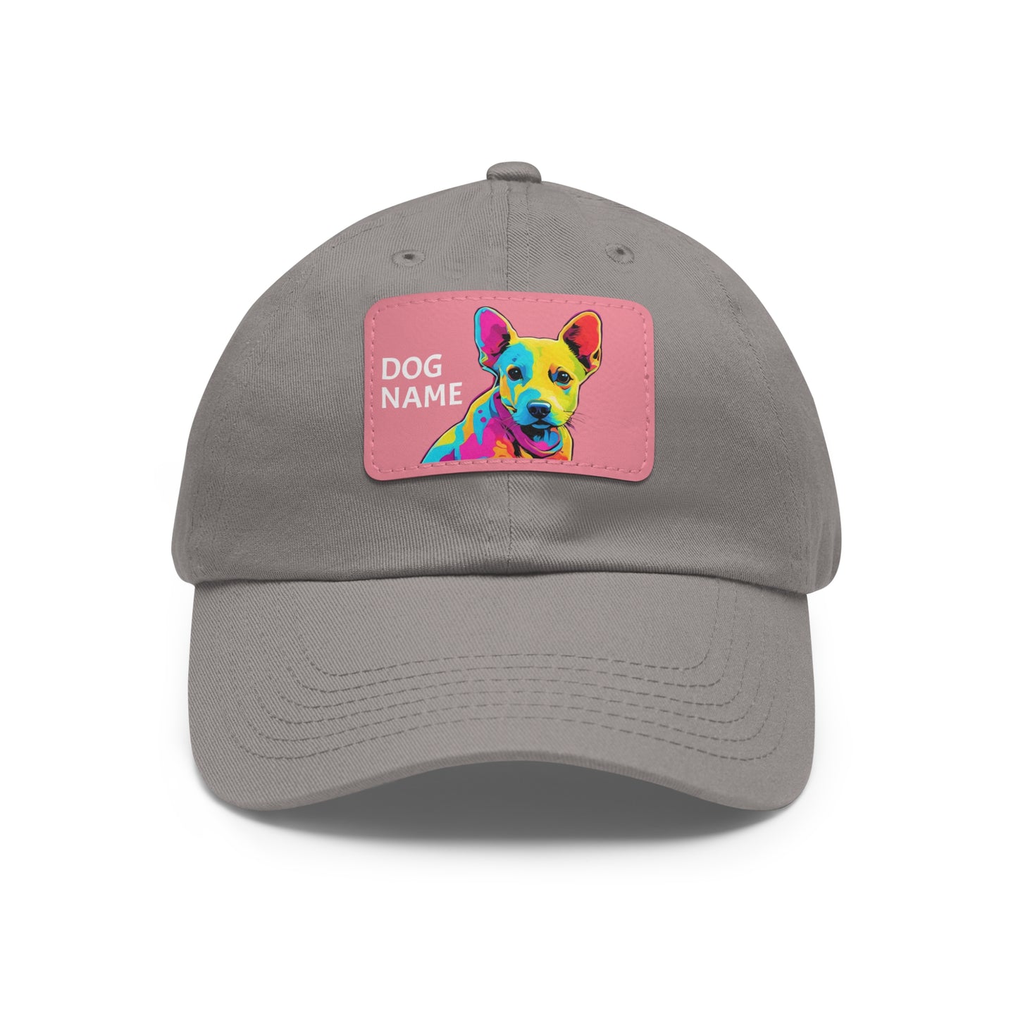 Pigbull Dog Hat Sportswear Cap Pigbull Pop Art Hat Dad Hat with Patch (Rectangle) Baseball Cap Pigbull Cap Pigbull Hat Pigbull Dog Hat Pigbull Dog Cap