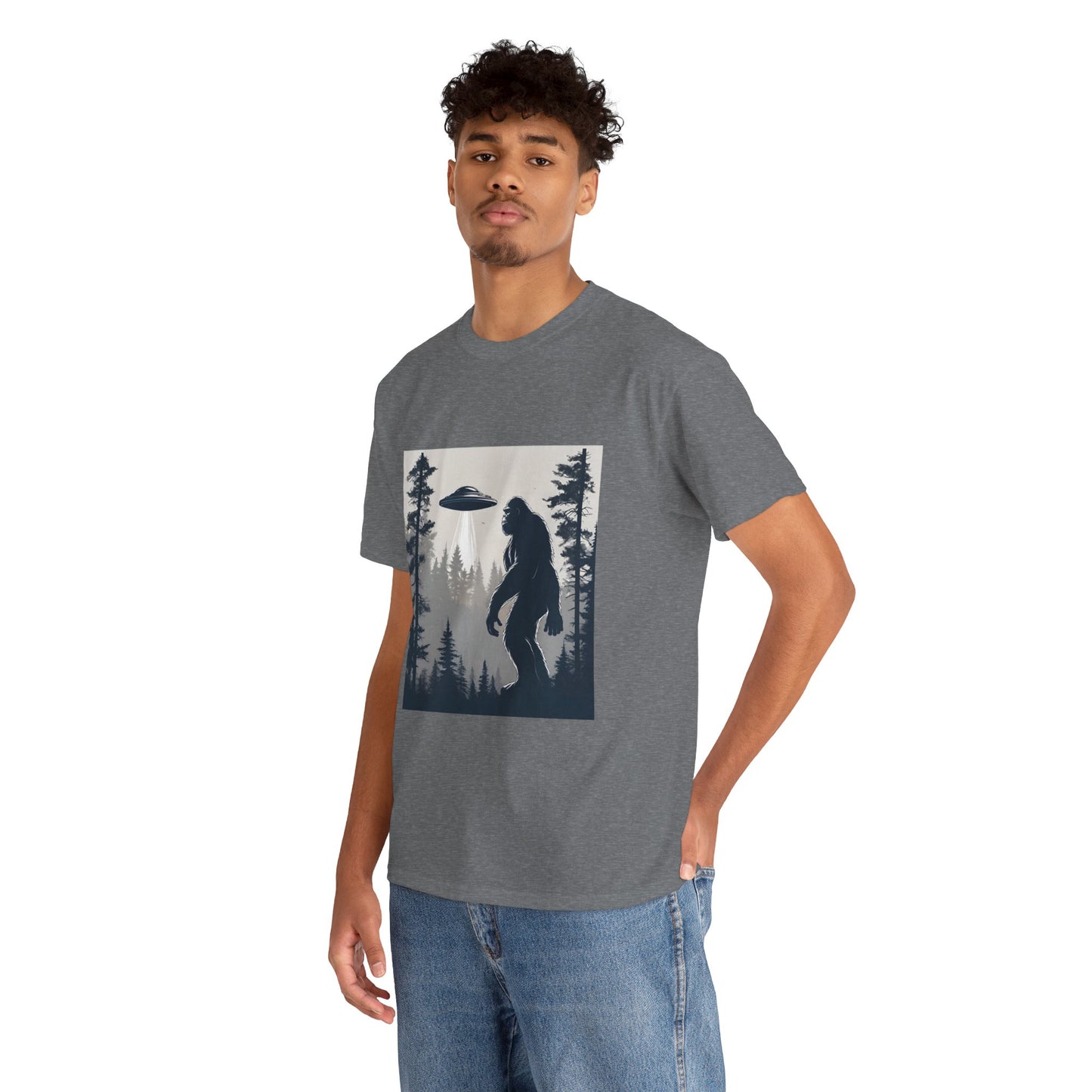 Sasquatch rencontre Bigfoot et OVNI - T-shirt de sport Flashlander