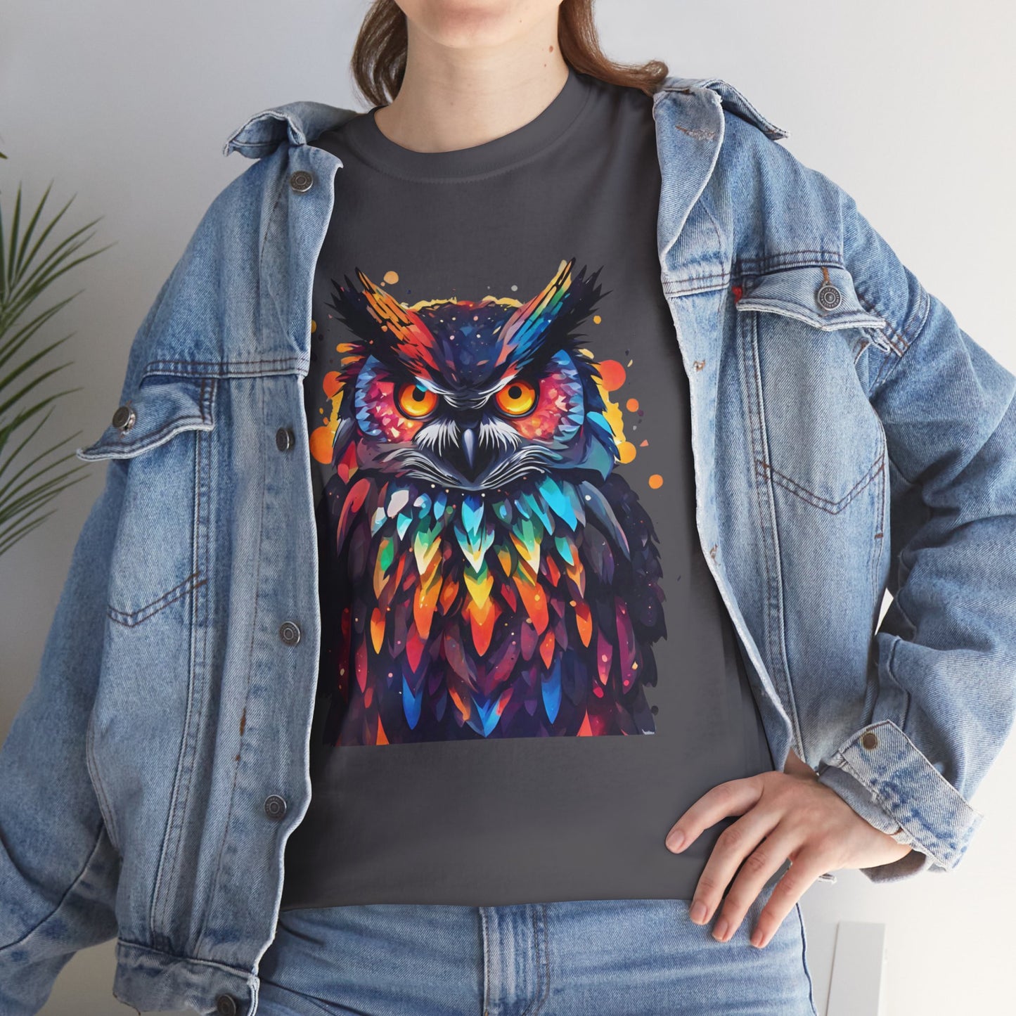 T-shirt de sport Flashlander à plumes de hibou Symphony