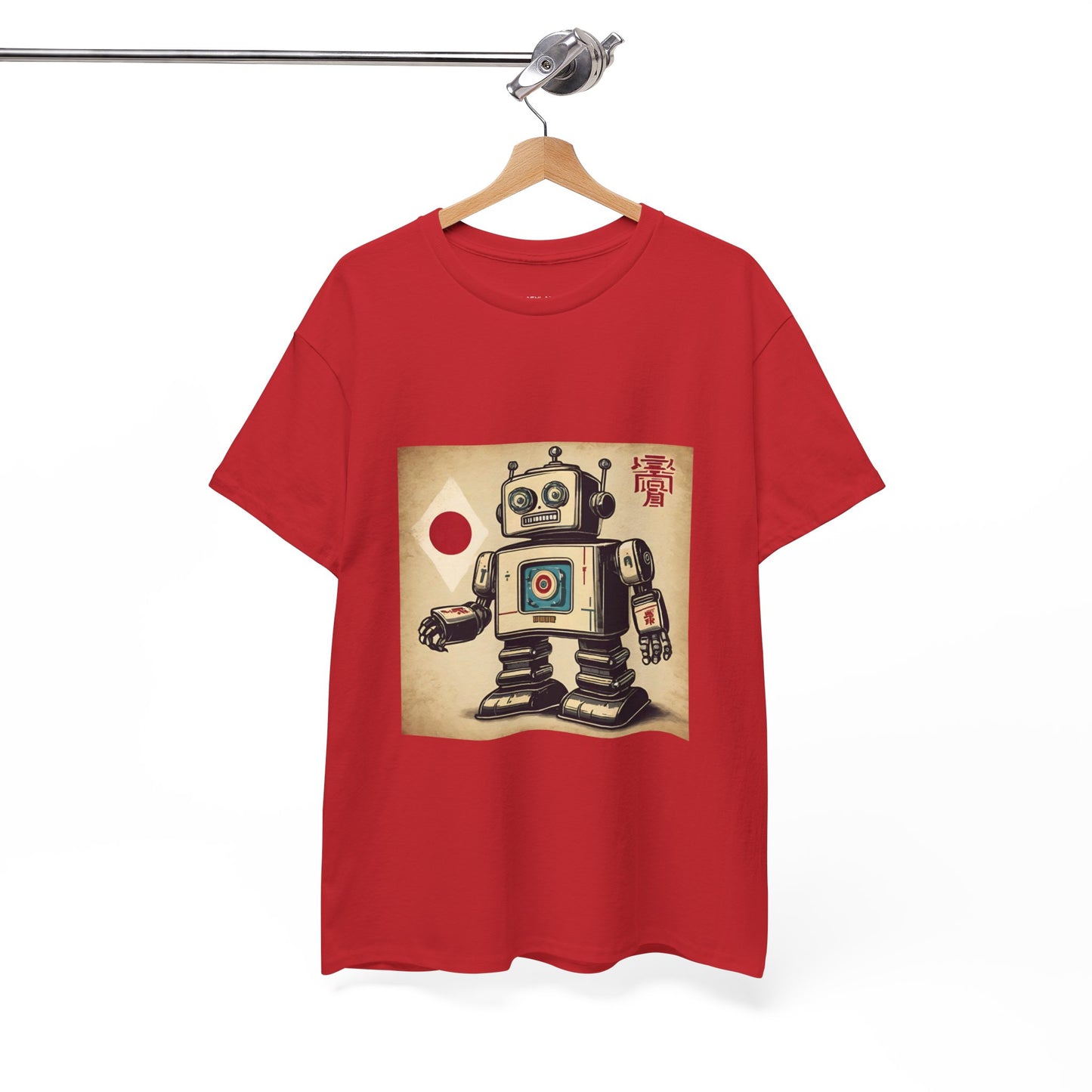 Camiseta deportiva con diseño de robot japonés vintage - Flashlander