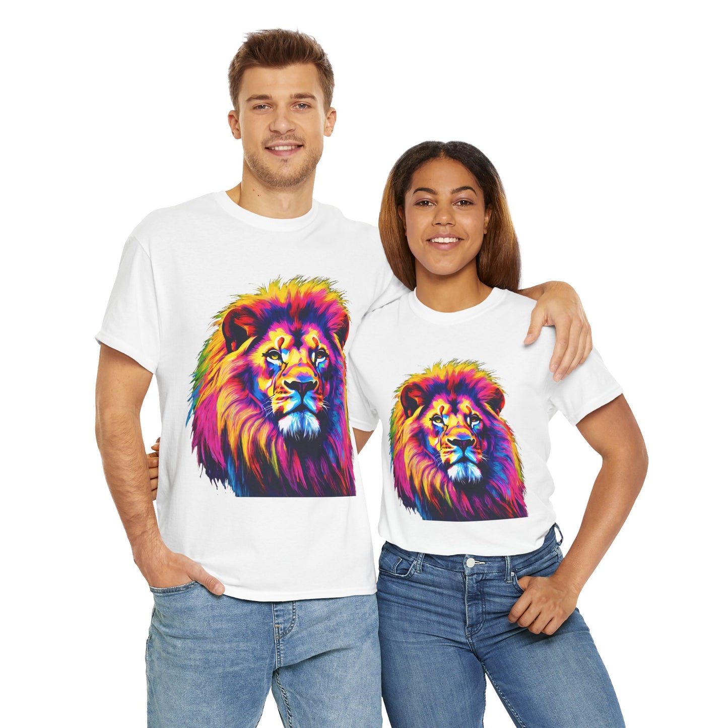 Lion Art Pop T-Shirt Flashlander