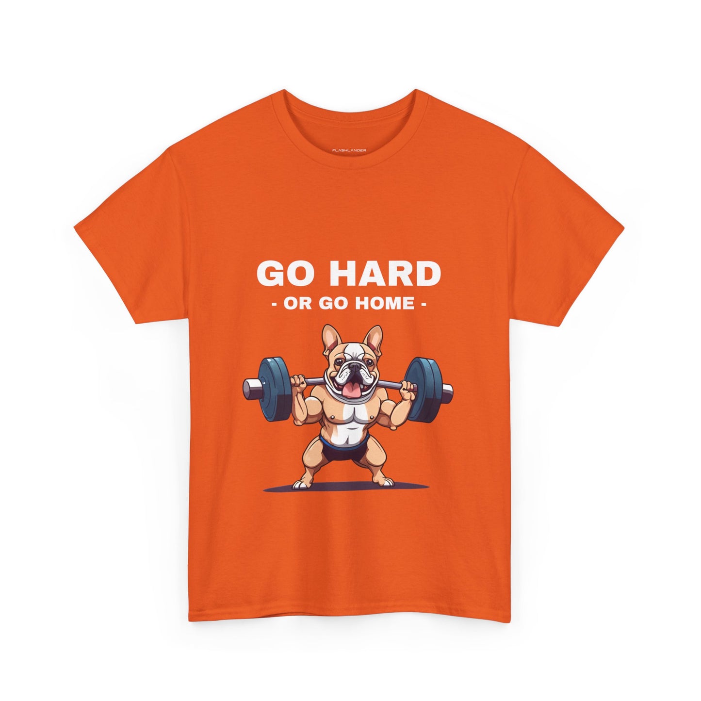 Muscular French Bulldog Dog Bodybuilding  - Flashlander Gym Shirt