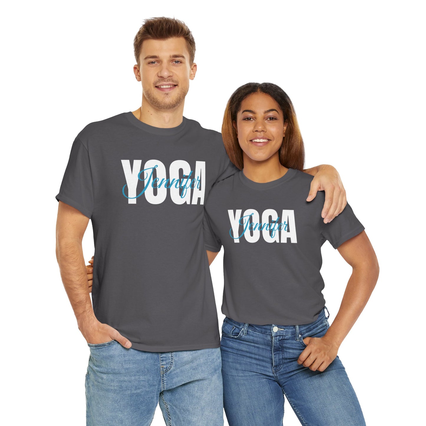 Personalized Yoga Shirt with Custom Name - Flashlander Gym Tee