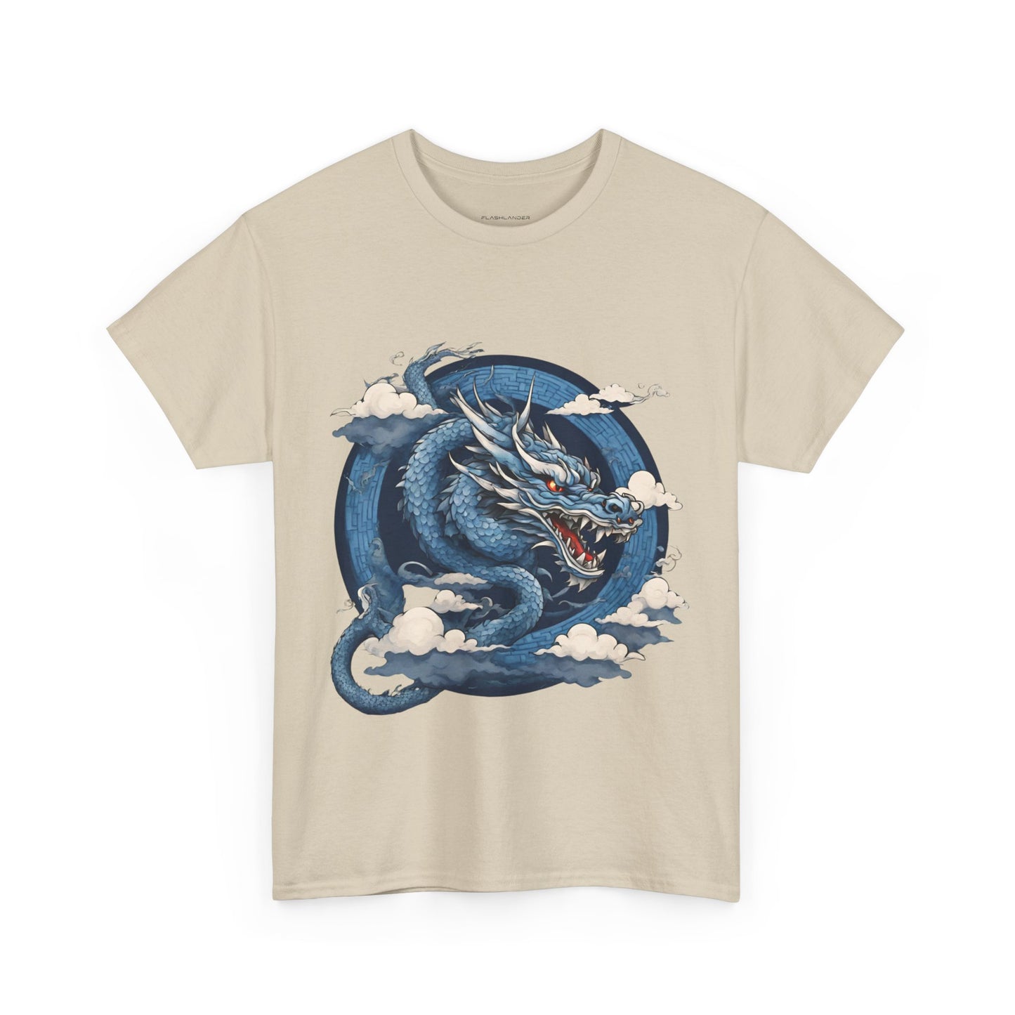 Dragon bleu japonais - T-shirt de sport Flashlander