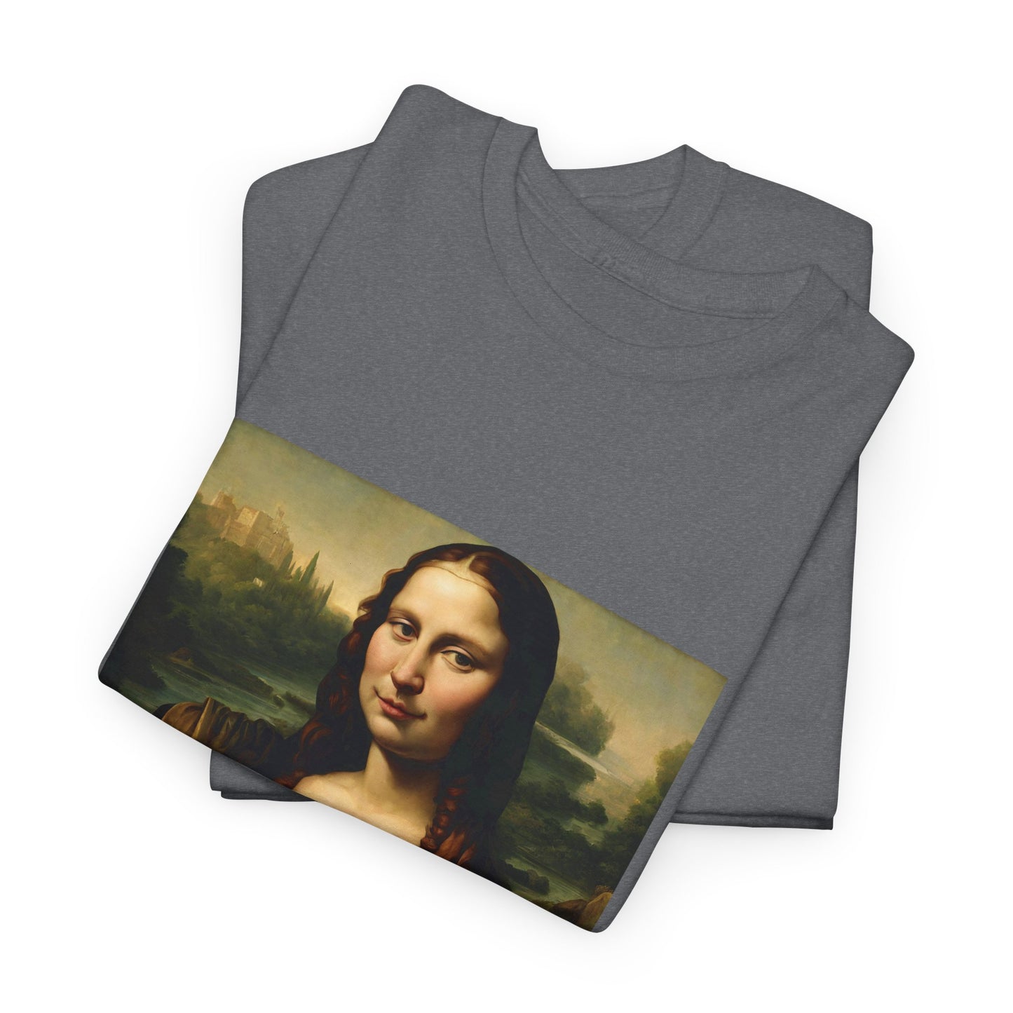 Mona Lisa with Cat - Flashlander Gym Shirt