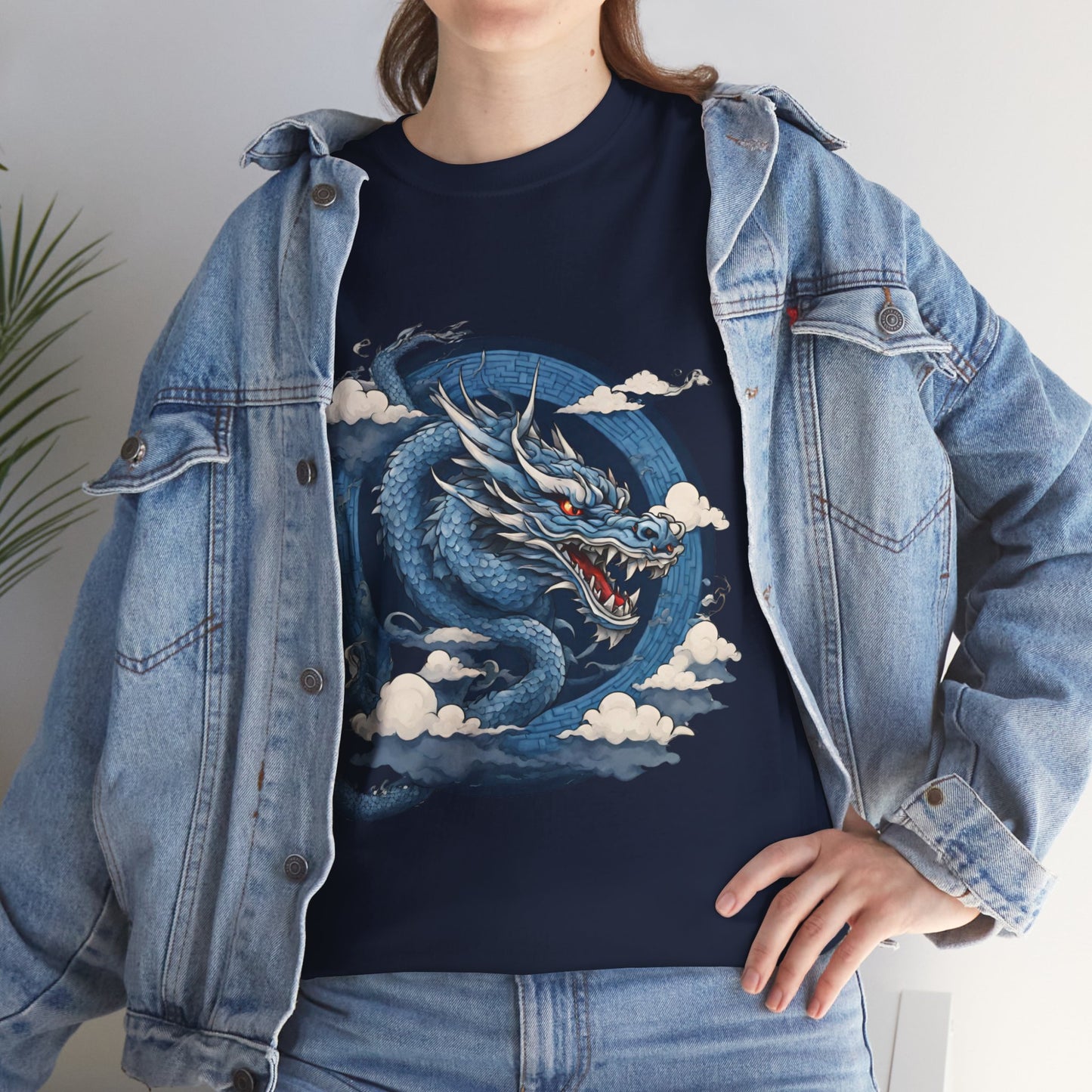 Dragon bleu japonais - T-shirt de sport Flashlander