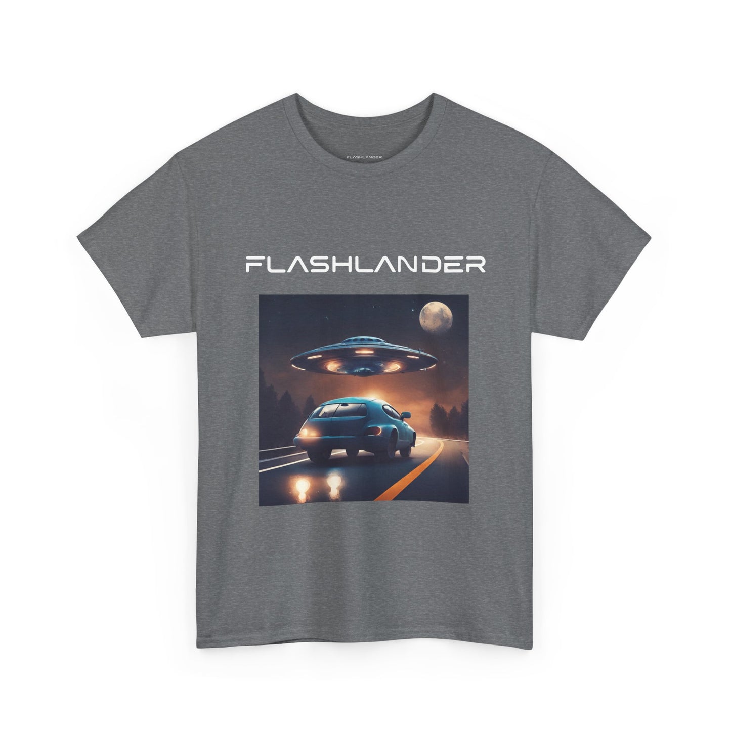 Retro UFO Alien Flashlander Gym Shirt