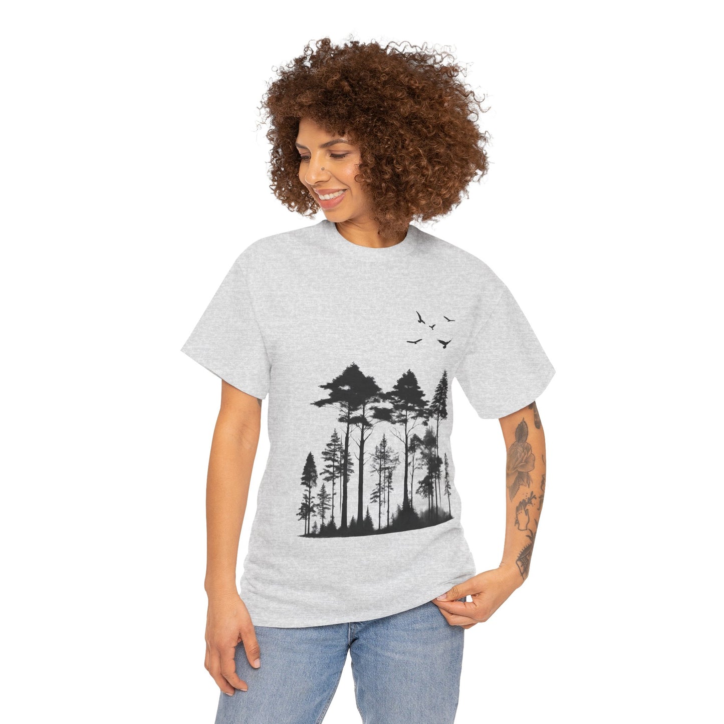 T-shirt de sport Pine Tree Forest Flashlander