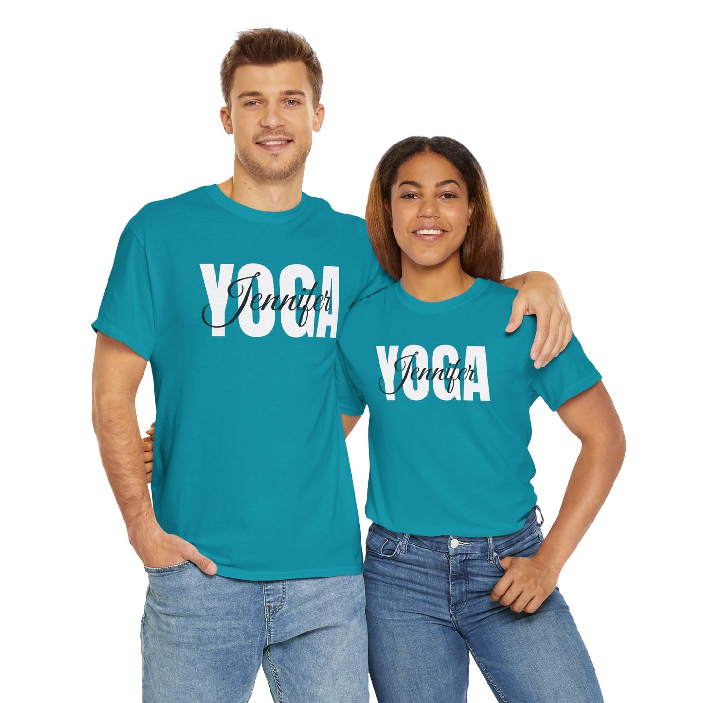 Personalized Yoga Shirt with Custom Name - Flashlander Gym Tee