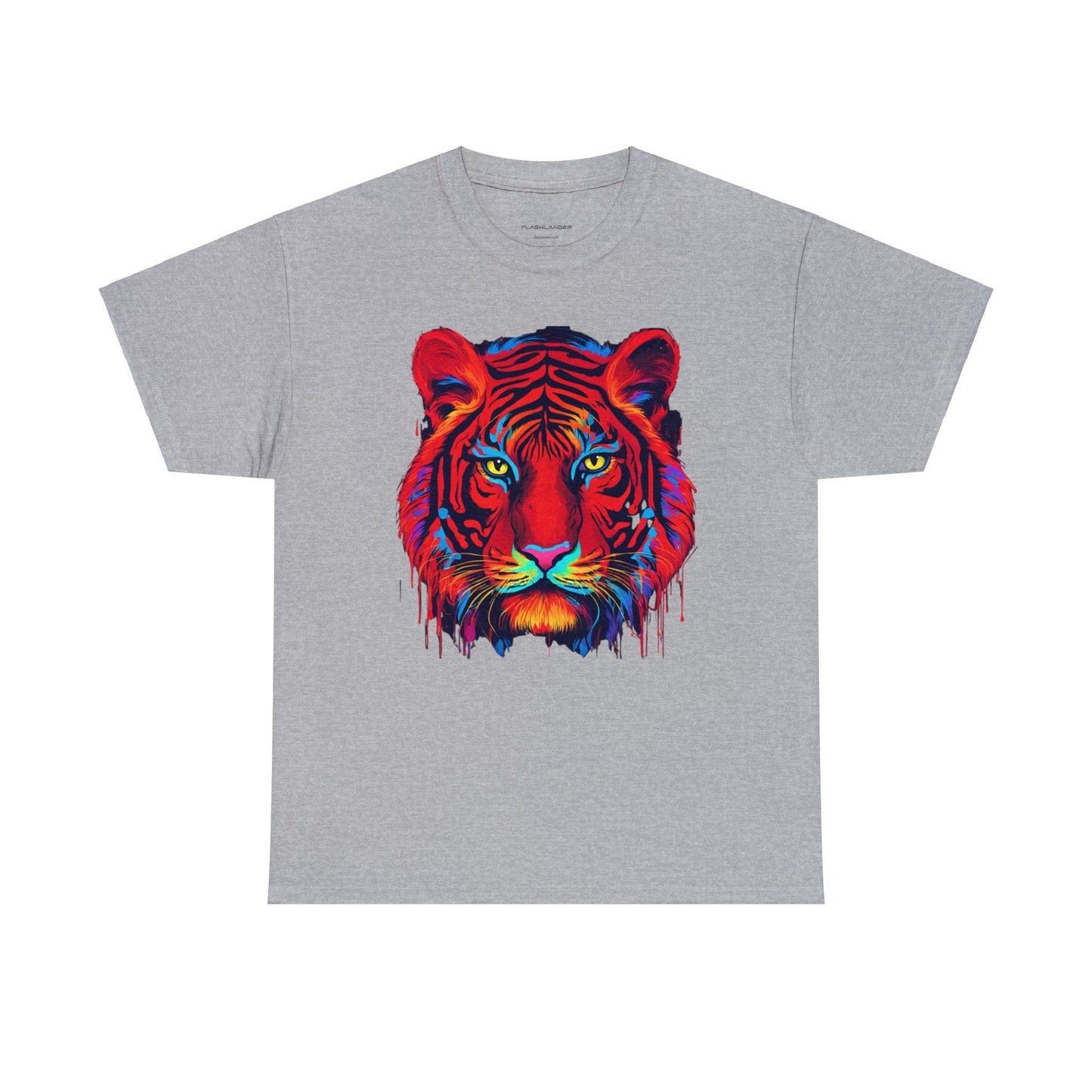 Majestuoso tigre rojo camiseta Flashlander