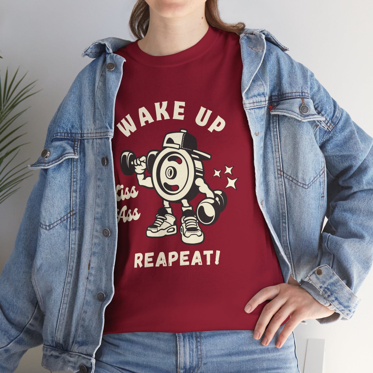 Wake Up Kiss Ass Reapeat - Flashlander Gym Shirt