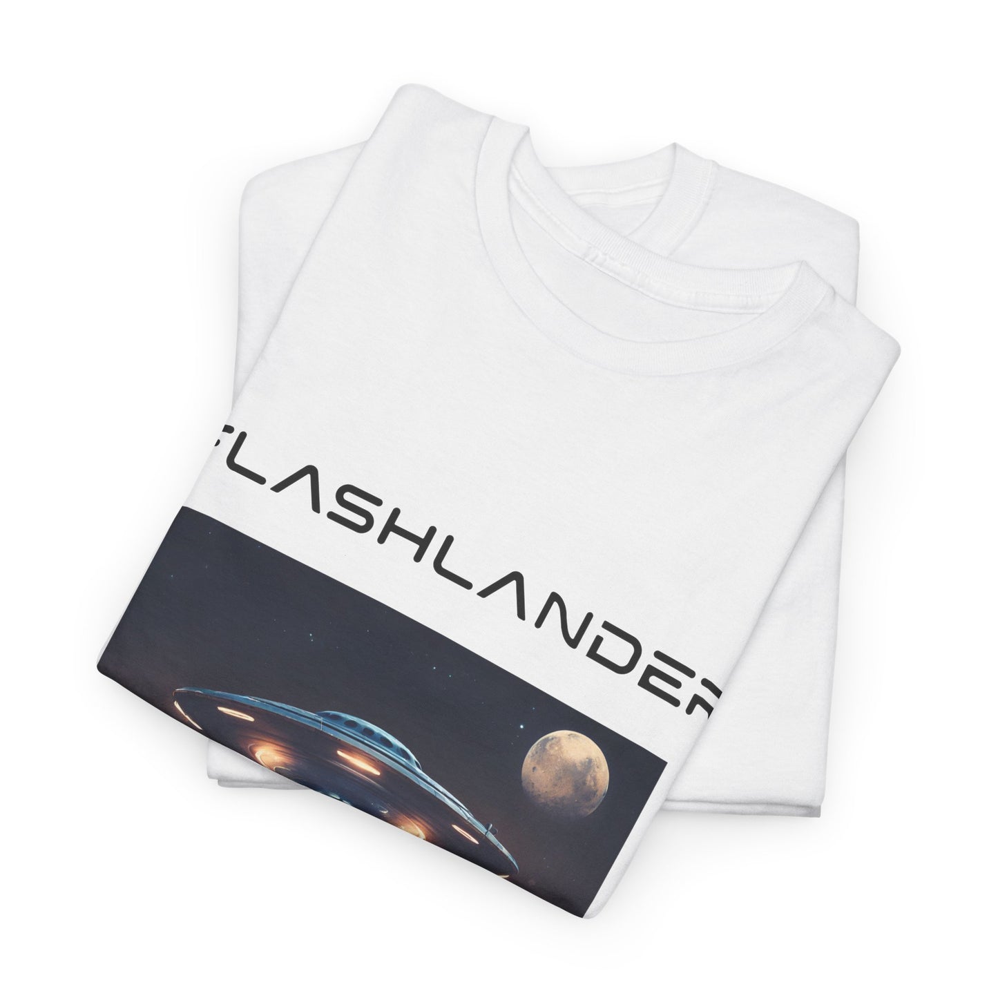 Retro UFO Alien Flashlander Gym Shirt