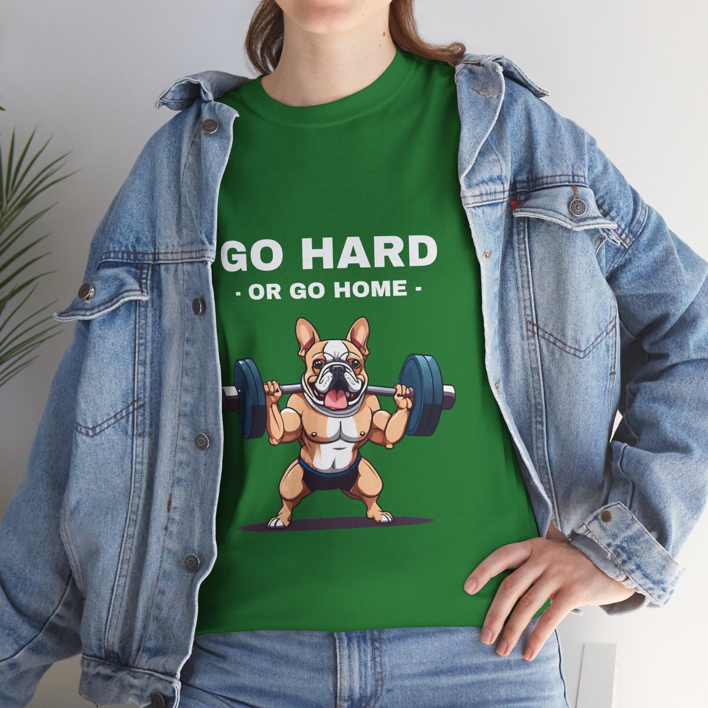 Muscular French Bulldog Dog Bodybuilding  - Flashlander Gym Shirt