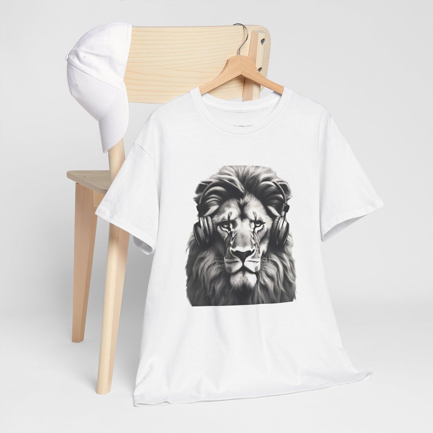 Lion Training with Headphones - Flashlander Gym Shirt