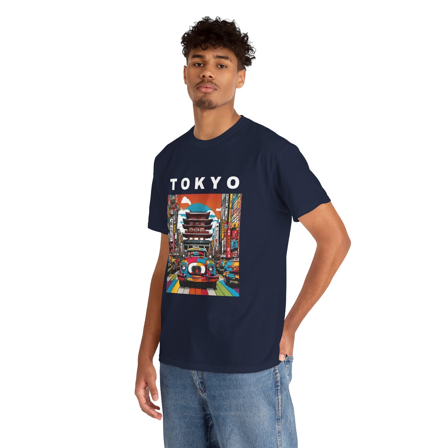 Tokyo Vintage Street Art Pop - Flashlander Gym Shirt