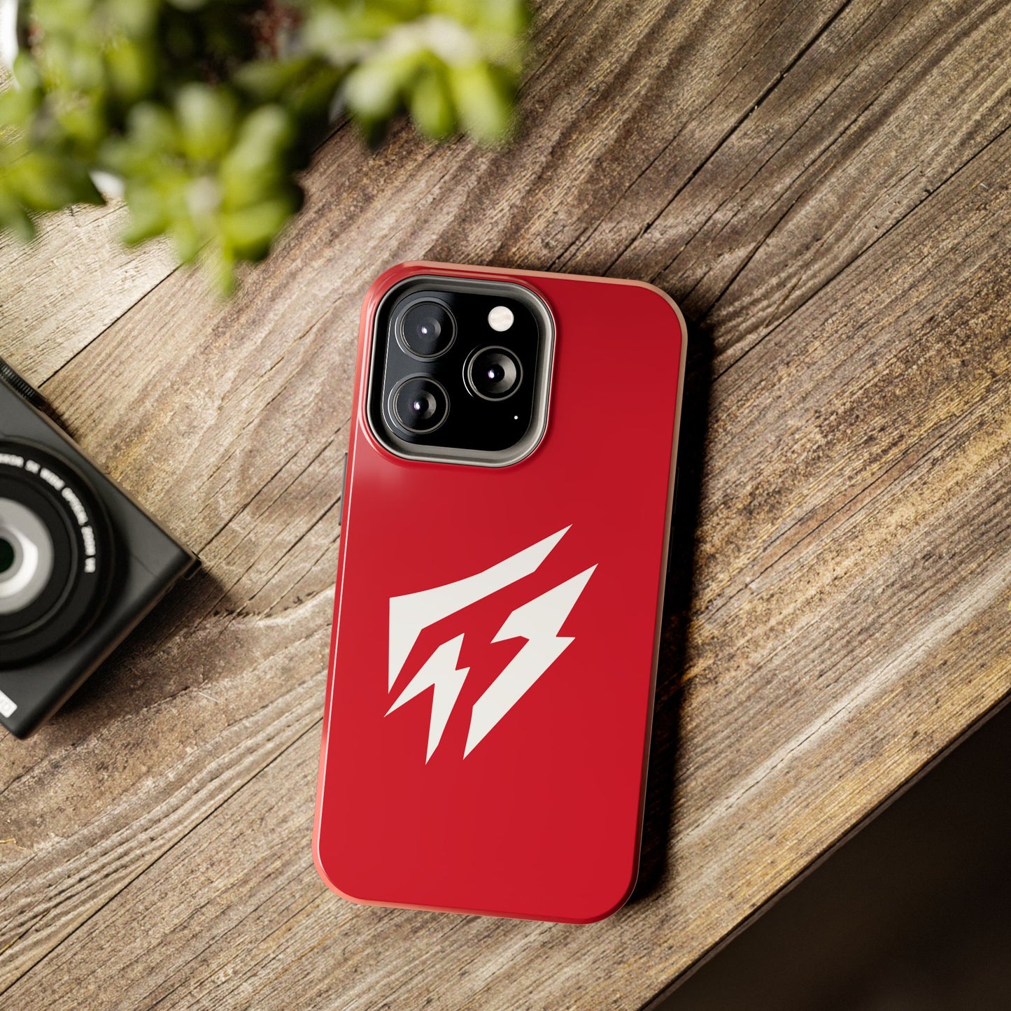 Flashlander Thunders Tough Phone Cases for all Iphone and Samsung Galaxy Dark Red