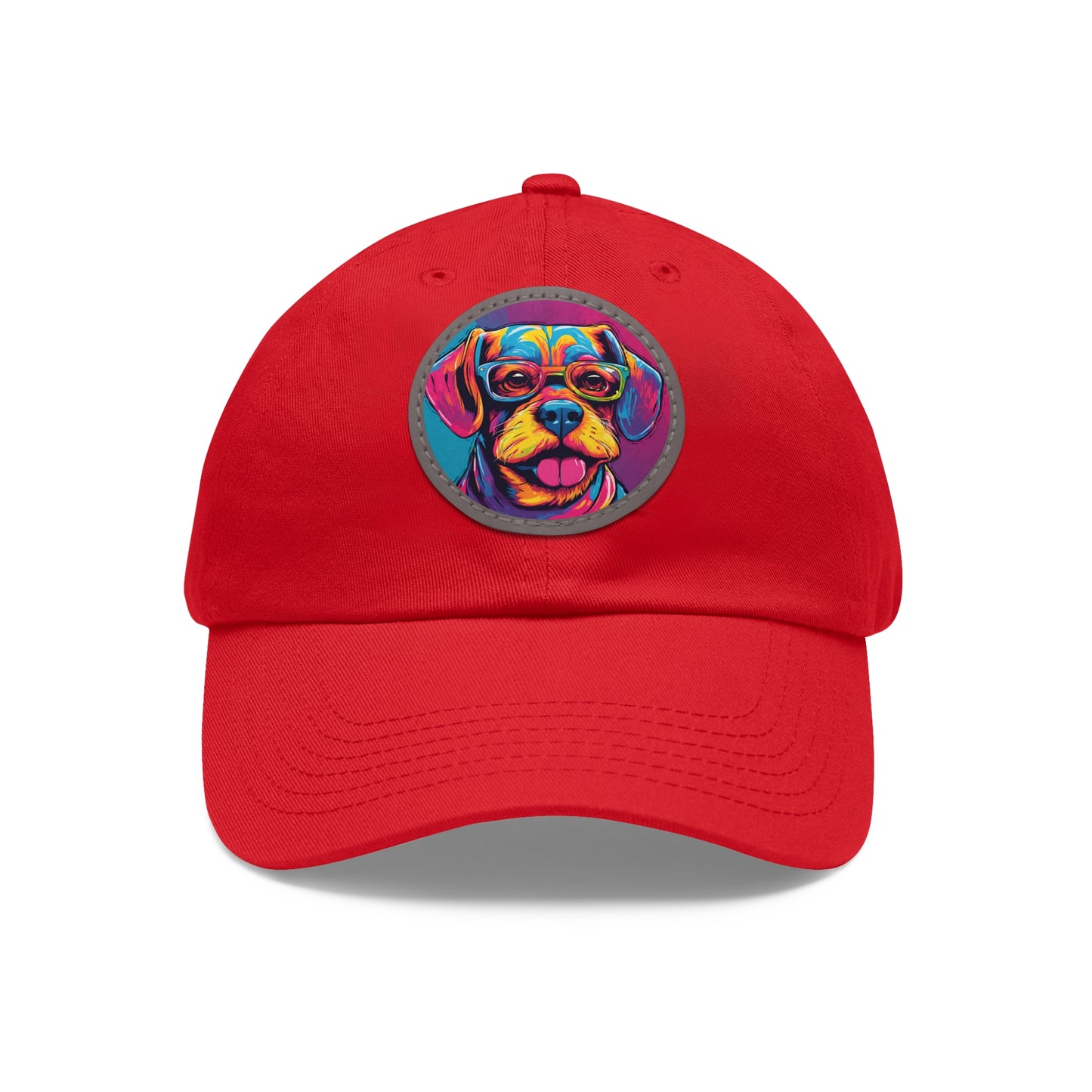 Chapeau pour chien avec lunettes, casquette pour chien, chapeau Pop Art pour chien, chapeau de papa avec patch (rond), casquette de baseball, chapeau pour chien, casquette pour chien, chapeau personnalisé Flashlander