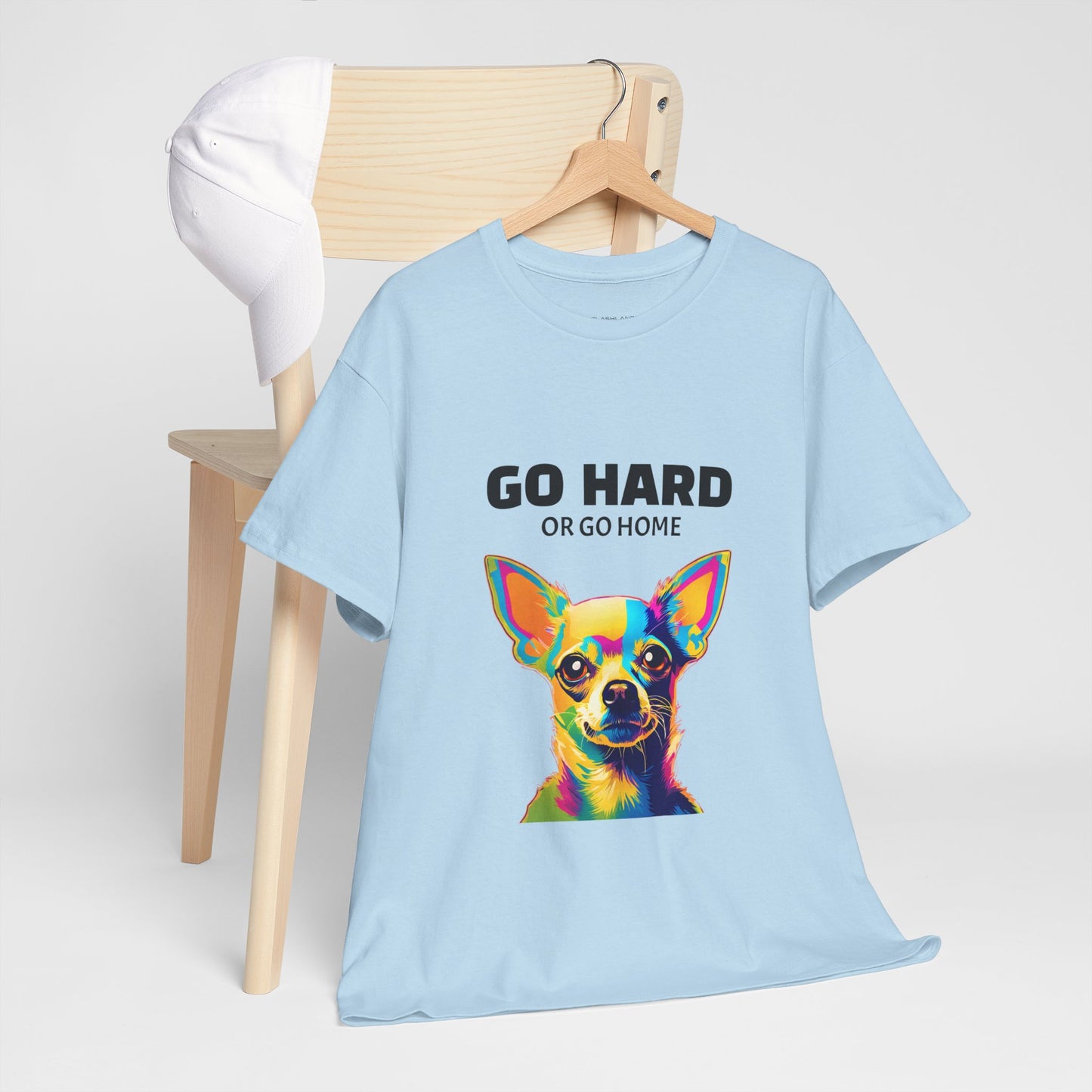 Chihuahua Dog Pop Art - Go Hard or Go Home Flashlander Gym Shirt