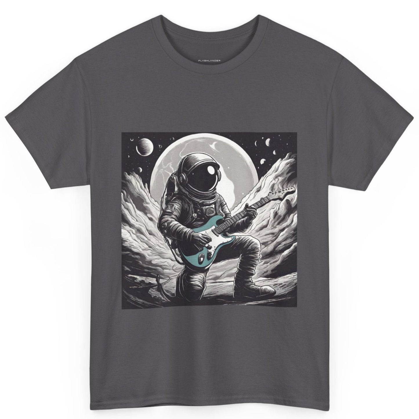 Galactic Jam Rockstar Astronaut Flashlander Gym Shirt