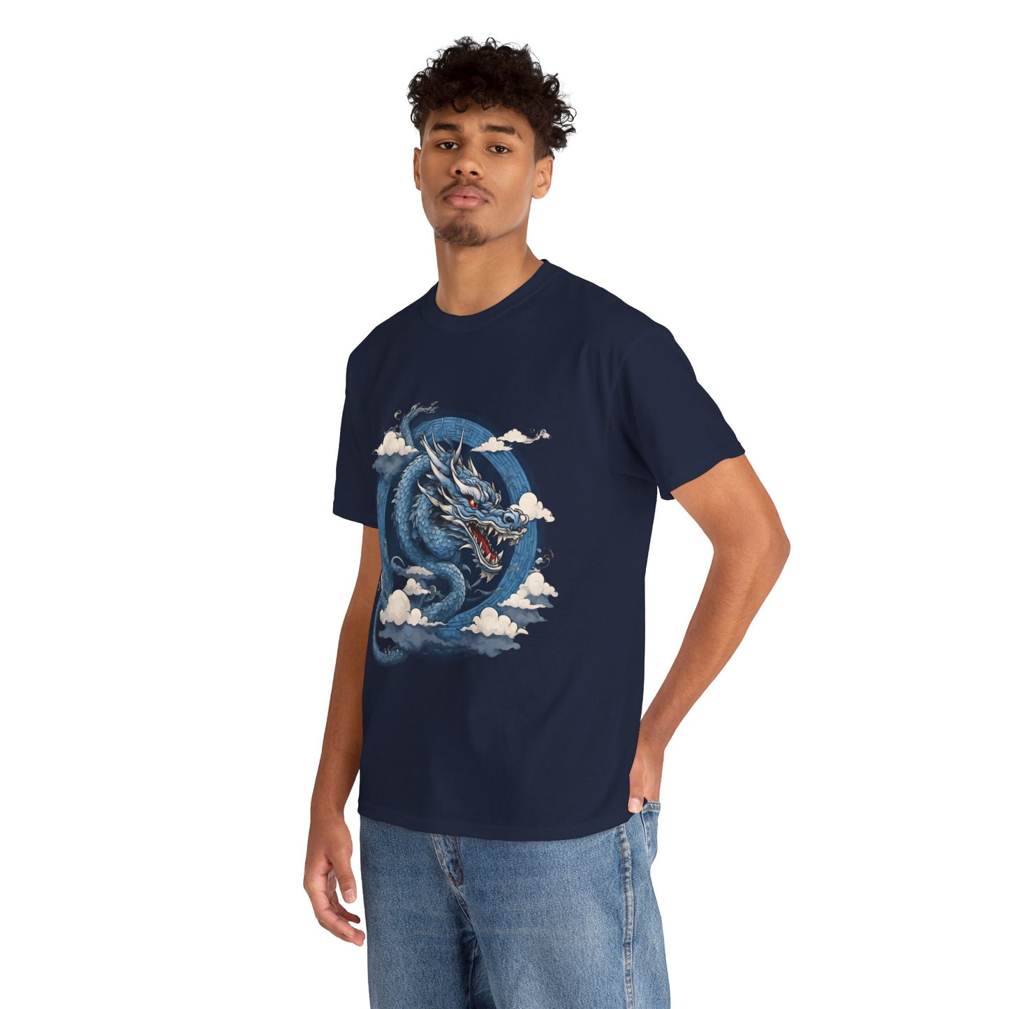 Dragon bleu japonais - T-shirt de sport Flashlander