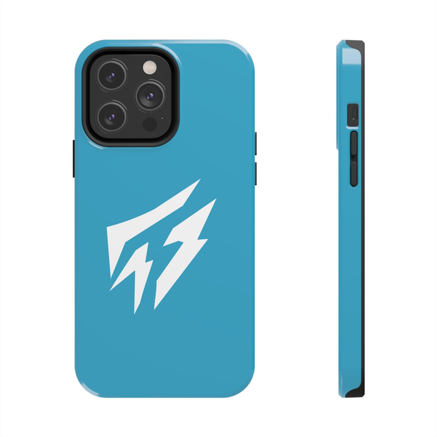 Flashlander Thunders Tough Phone Cases for all Iphone and Samsung Galaxy Blue Aqua Turquoise