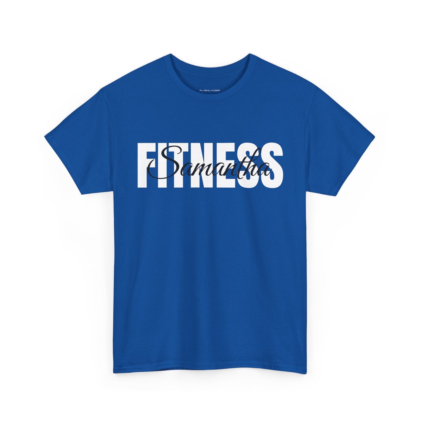 T-shirt de fitness personnalisé - T-shirt de sport Flashlander avec nom personnalisé