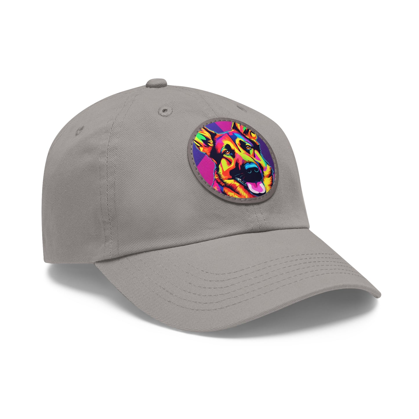 German Shepherd Dog Hat Sportswear Hat German Shepherd Dog Cap German Shepherd Dog Art Pop Hat Dad Hat with Patch (Round) Baseball Cap Pop Art Dog Hap Custom Cap Flashlander