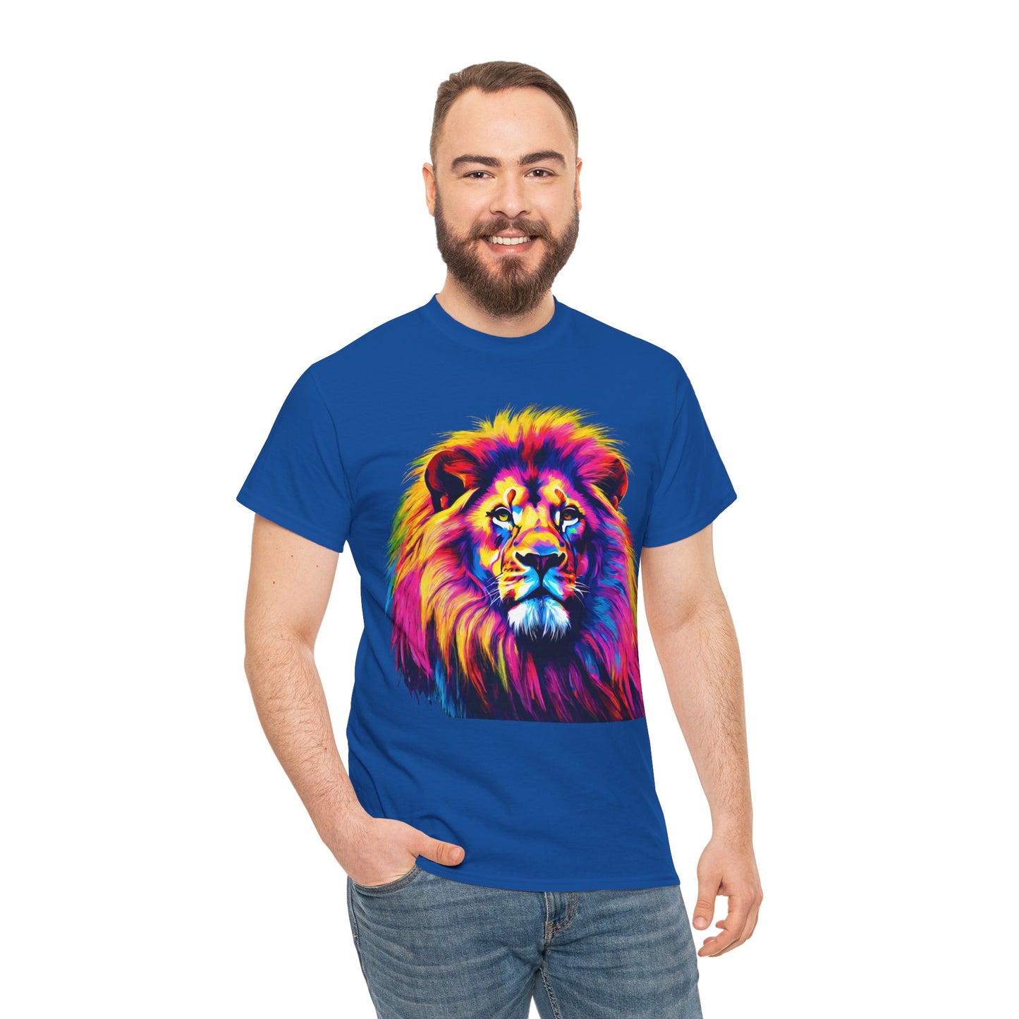 Lion Art Pop T-Shirt Flashlander