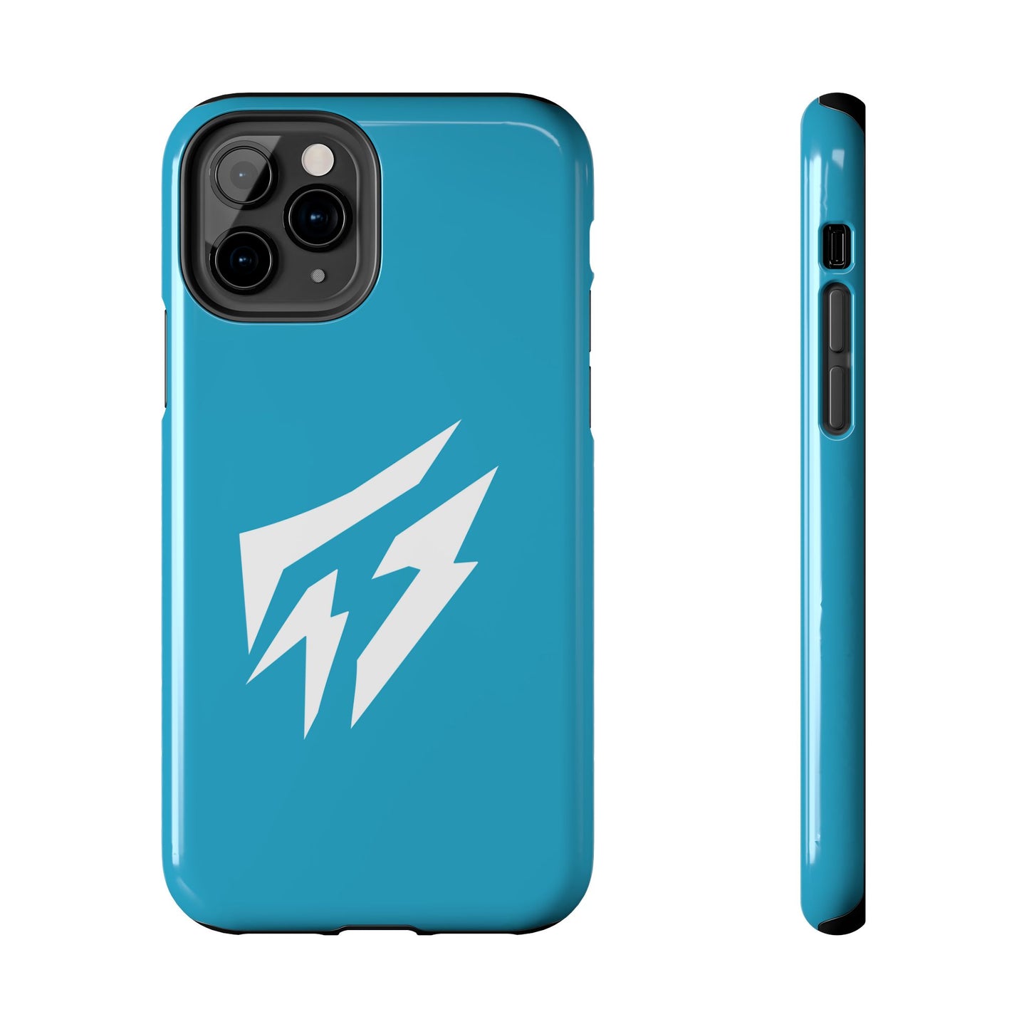 Flashlander Thunders Tough Phone Cases for all Iphone and Samsung Galaxy Blue Aqua Turquoise