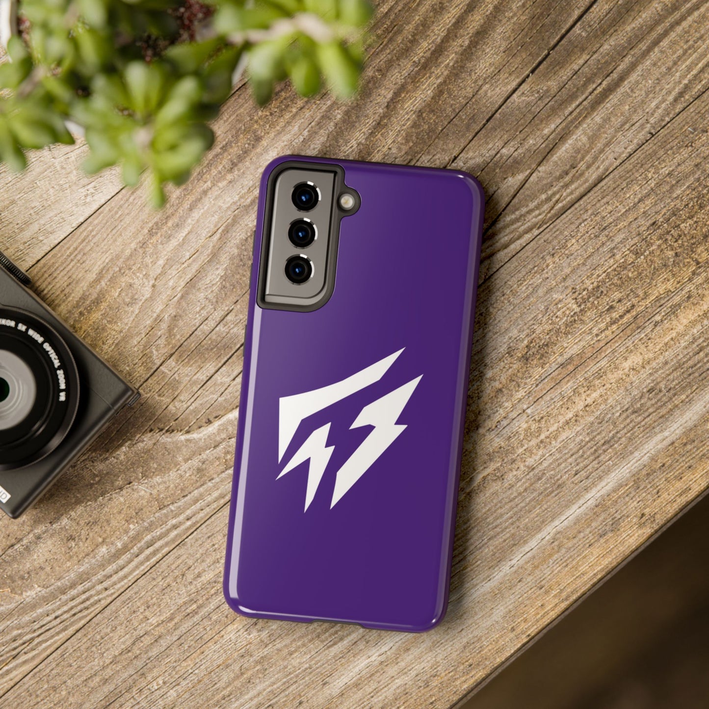 Flashlander Thunders Tough Phone Cases for all Iphone and Samsung Galaxy Purple