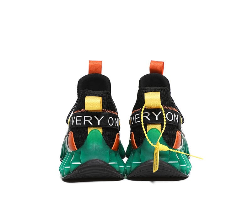 green sneakers predatorx flashlander shoes back side