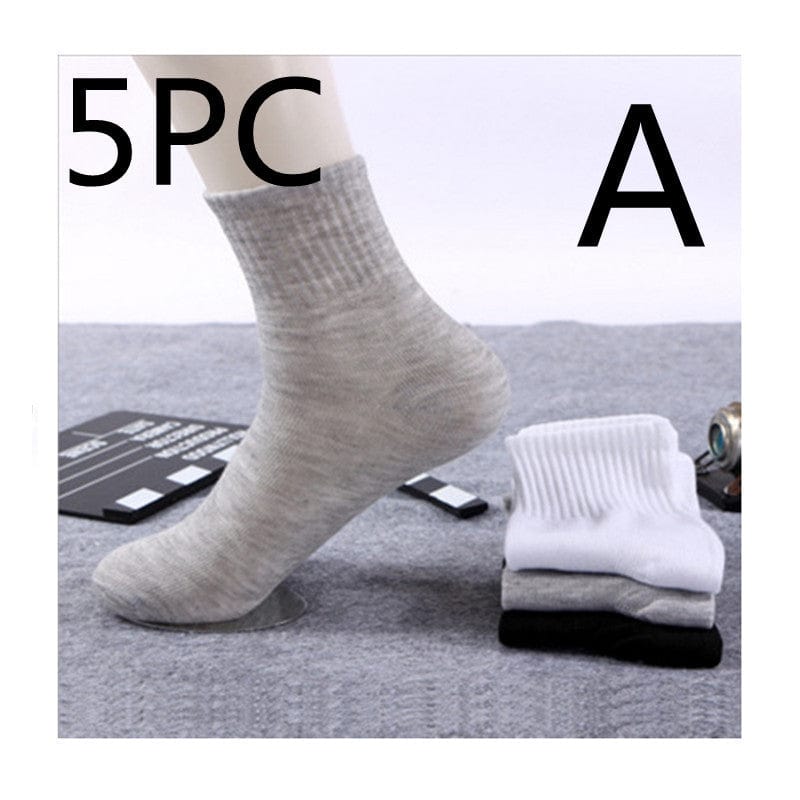 grey and monotone colors models socks tube flashlander left side men's sport socks