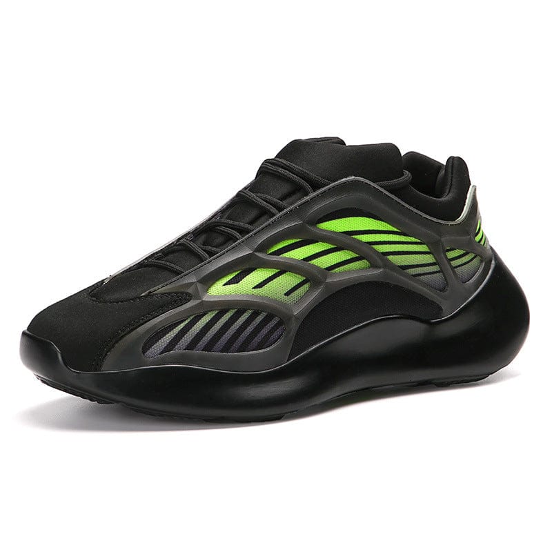 black green sneakers prometheus x left side