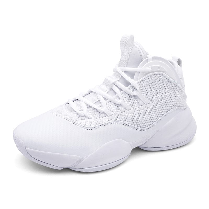 white sneakers bouncing ic3 flashlander left side basketball sneakers