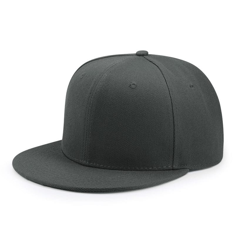 dark grey cap patriota flashlander left side flat cap