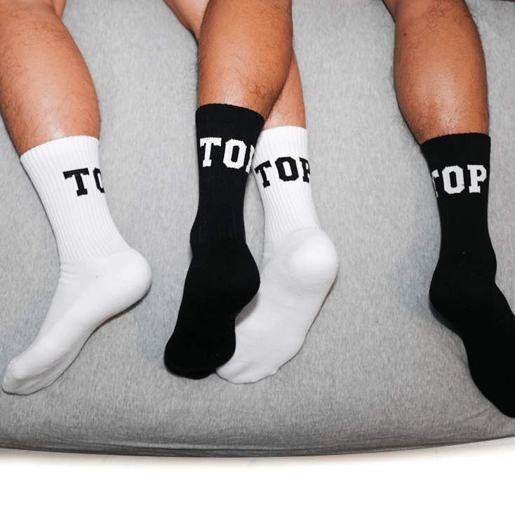 black and white socks high top sports flashlander pair men's with socks