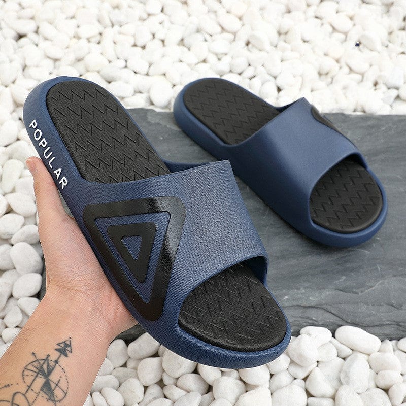blue black sandals squid xp flashlander and slippers front side pair