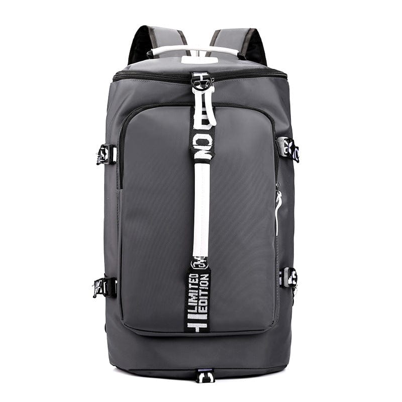 dark Grey Gym Bag & Mountaineering Backpack 1975k flashlander front side 