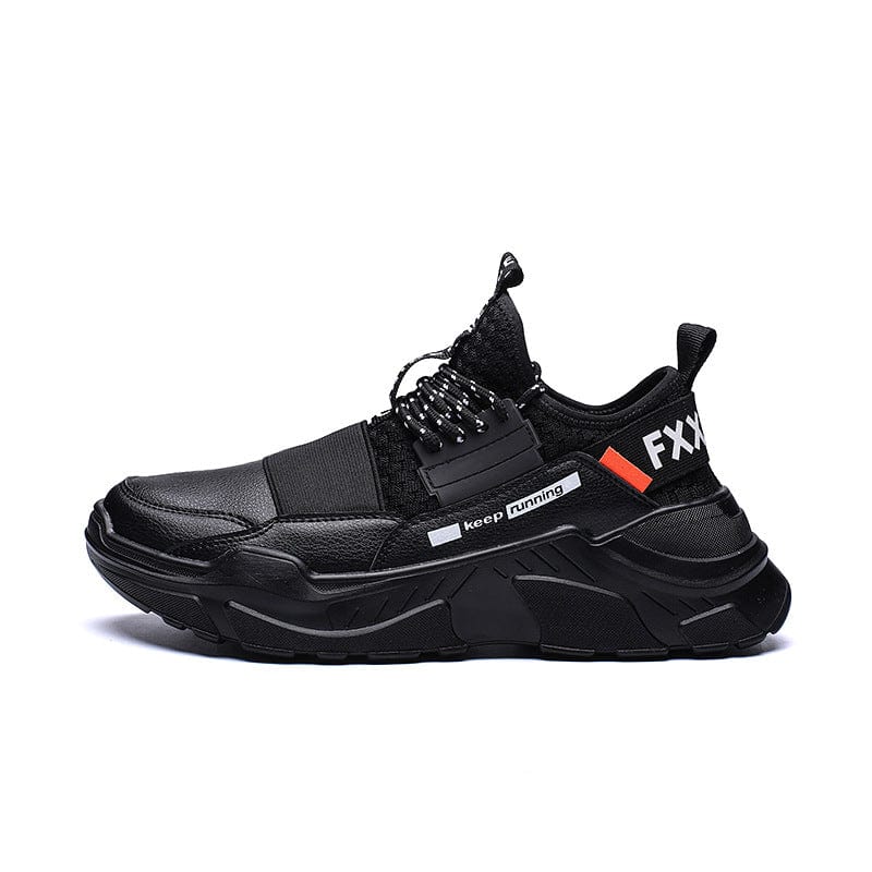 black sneakers irun fxx flashlander left side