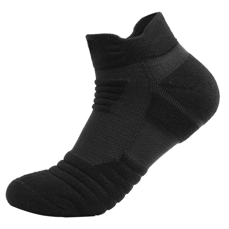 black socks ninjux flashlander left side premium cotton men's socks
