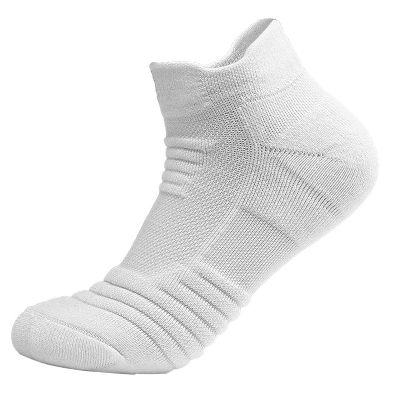 white socks ninjux flashlander left side premium cotton men's socks