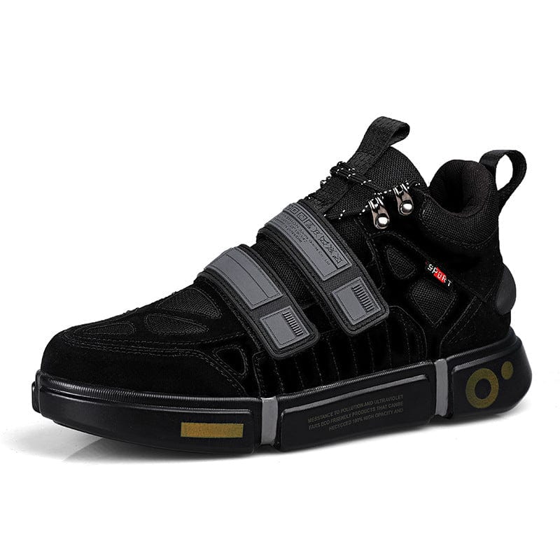 black sneakers mcfly flashlander left side