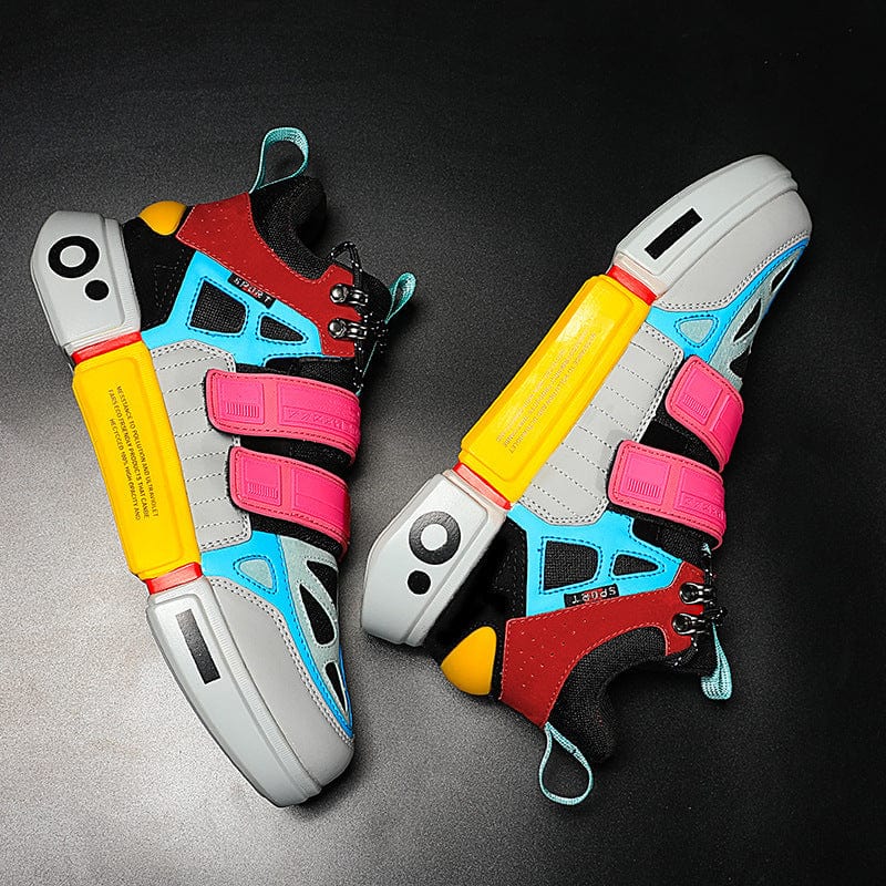 colorful sneakers mcfly flashlander pair