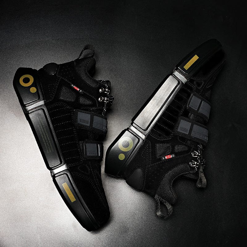 black sneakers mcfly flashlander pair