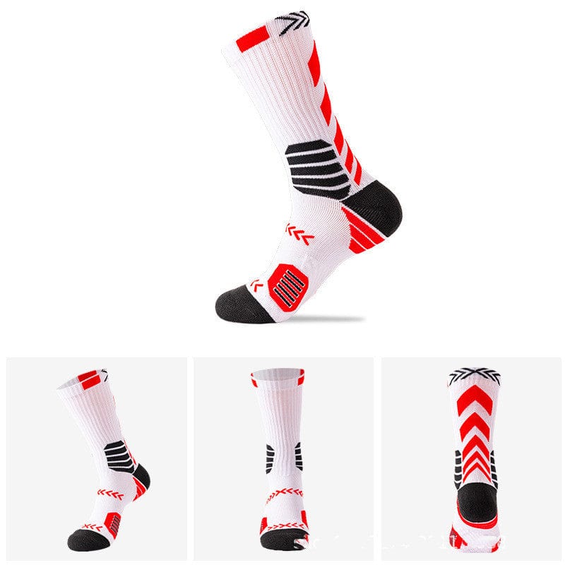 red black socks nitro flashlander left side front side back side